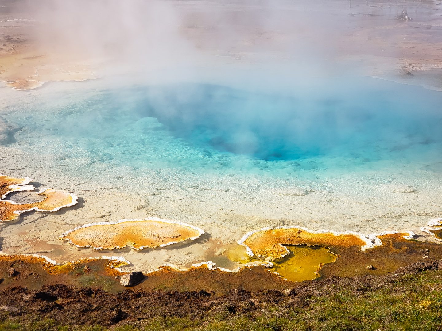 Blue Hot Spring Yellowstone